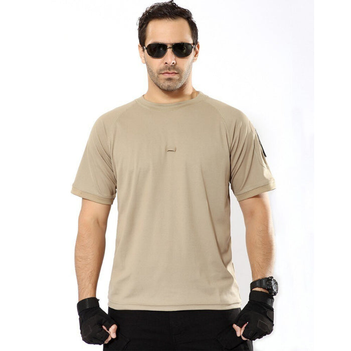 O-Neck Short Sleeve Sports T-Shirt