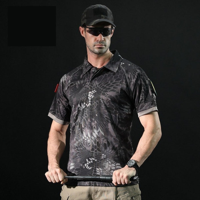 Summer Tactical Military Camouflage Hiking & Camping T Shirt