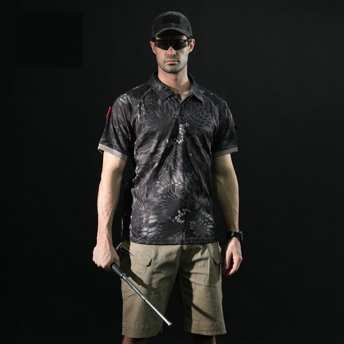 Summer Tactical Military Camouflage Hiking & Camping T Shirt