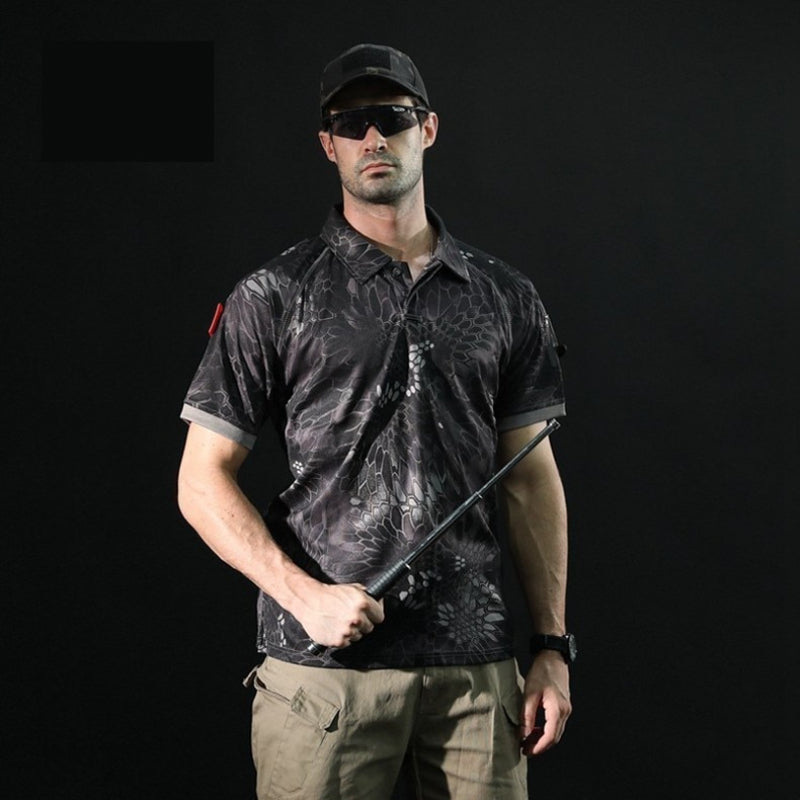 Summer Tactical Military Camouflage Hiking & Camping T Shirt