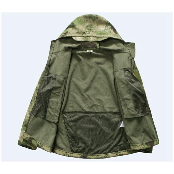 Softshell Camouflage Outdoor Jacket For Men