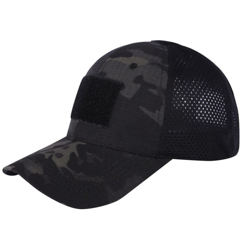 Outdoor Military Tactical Camo Mesh Cap