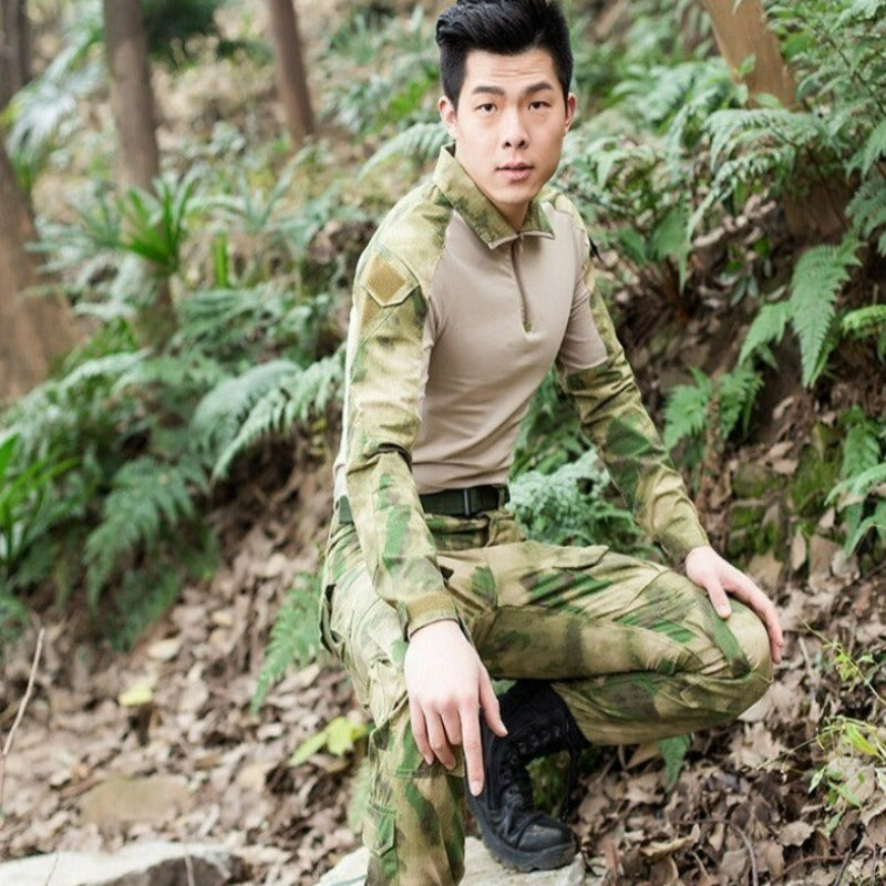 Camouflage Long Sleeve T-Shirts For Men