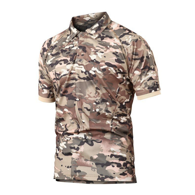 Summer Tactical Military Camouflage Hiking & Camping T Shirt