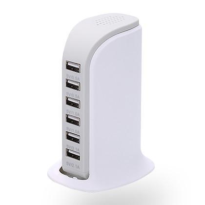 Portable USB charging station – Charge 6 Devices