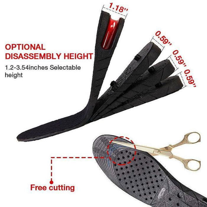 Adjustable Invisible Heightening Insoles ( Freely Cropped Size )