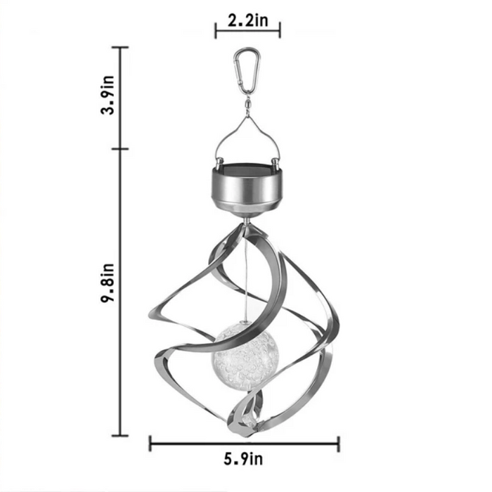 LED Eco-Friendly Multi-Color Solar Wind Chime