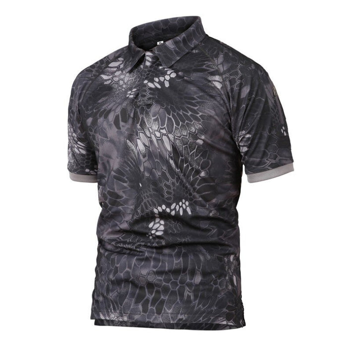 Summer Tactical Military Camouflage Hiking & Camping T Shirt