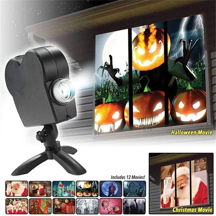 Haunted Halloween&Christmas Projector