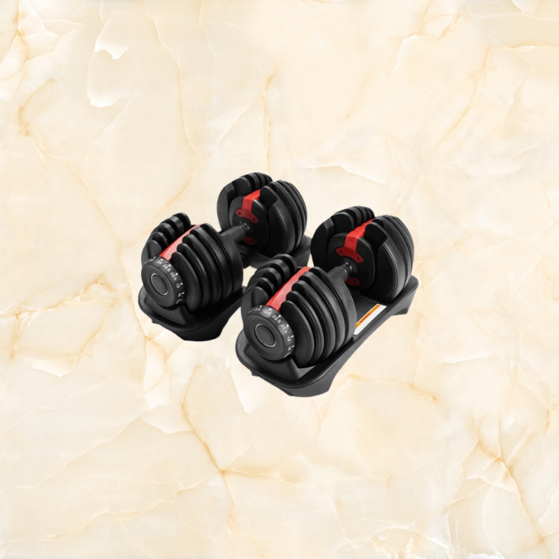Durable Home Gym Resistance Dumbbell Set 52Lbs/90Lbs