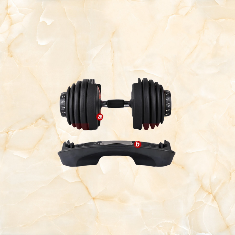 Durable Home Gym Resistance Dumbbell Set 52Lbs/90Lbs