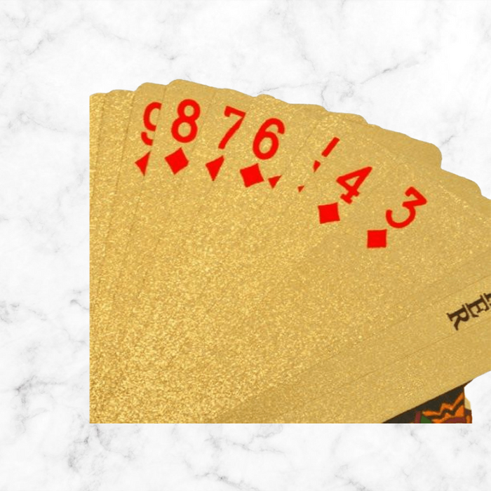 Premium 24K Gold-Certified Playing Cards