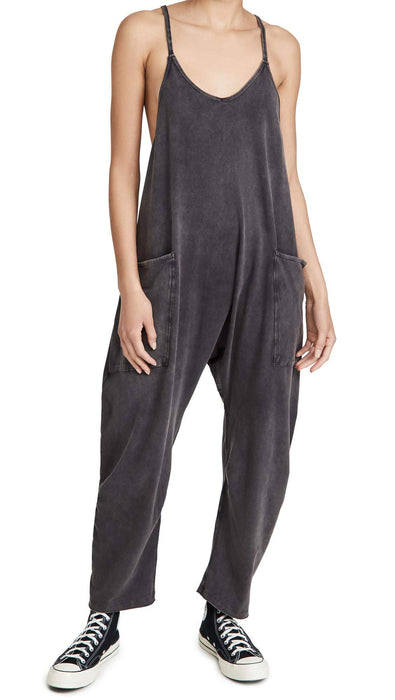 Wide Leg Jumpsuit with Pockets